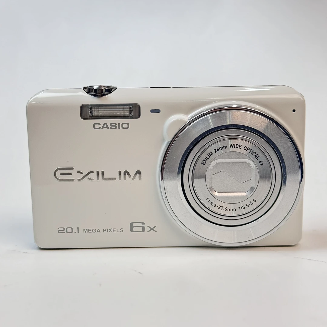 95新 Casio/卡西欧 zs30白色2010w像素6x光变ccd数码相机
