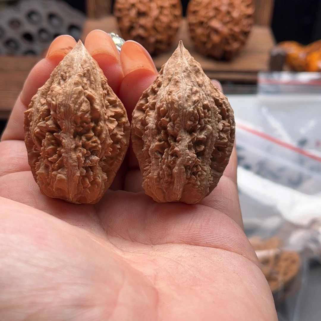 文玩核桃把件关东木子家楸大胖106