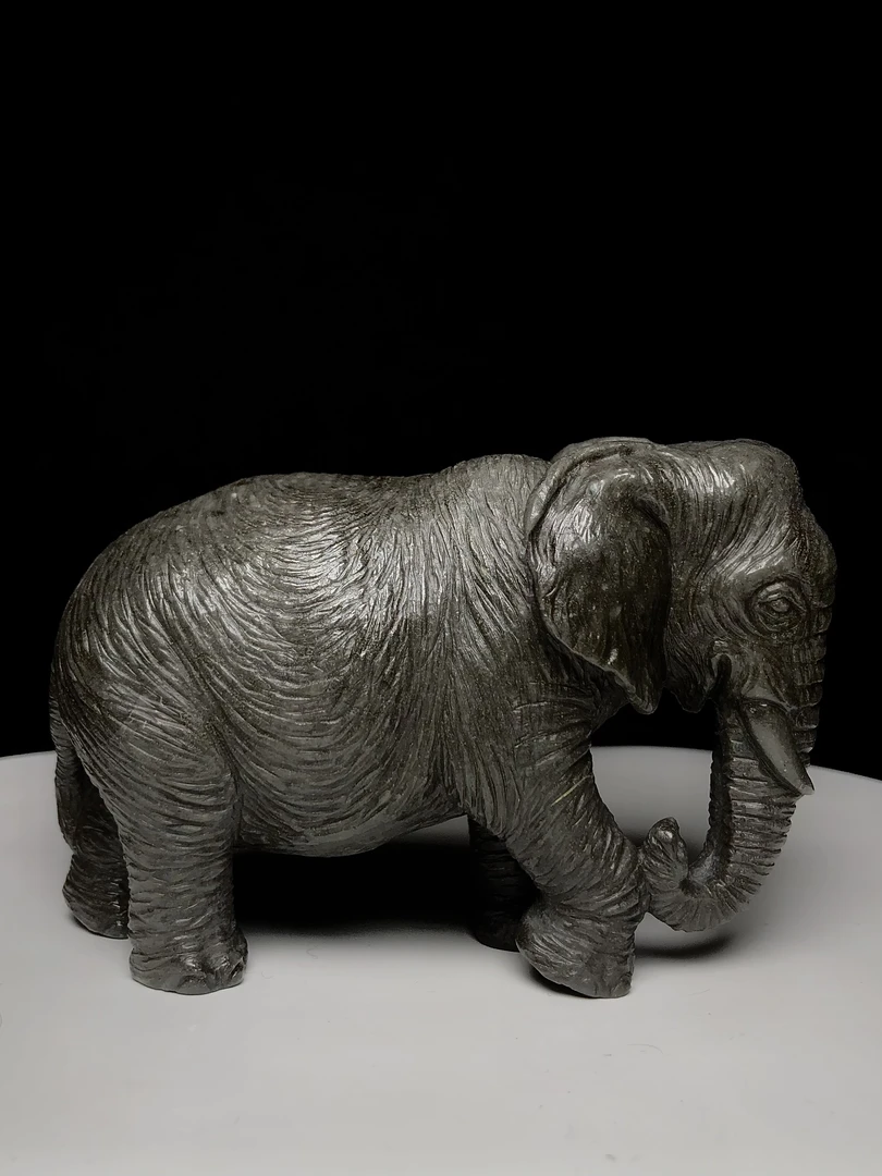 寿山石大象万象更新摆件