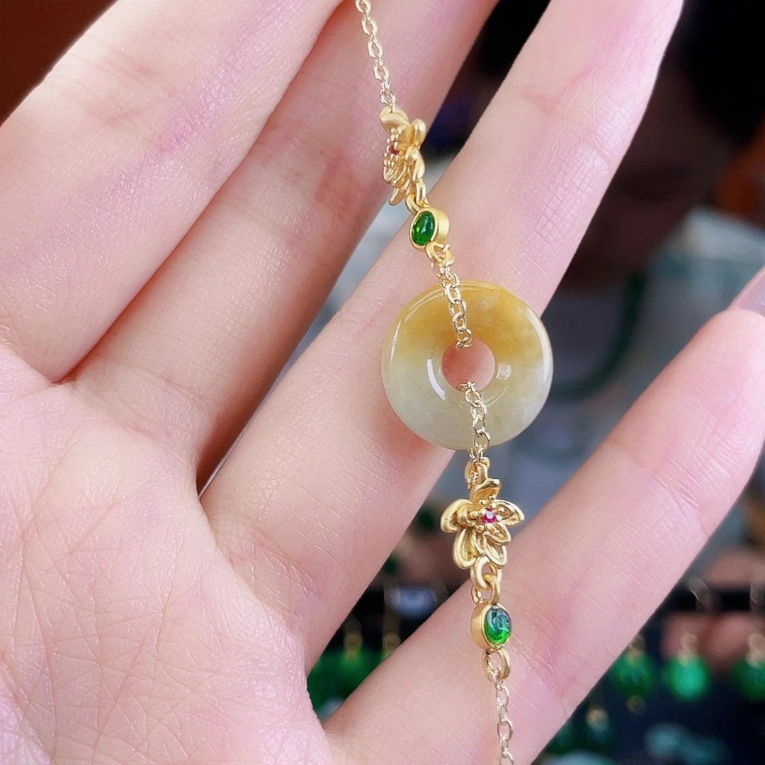 翡翠未镶嵌耳饰饰品