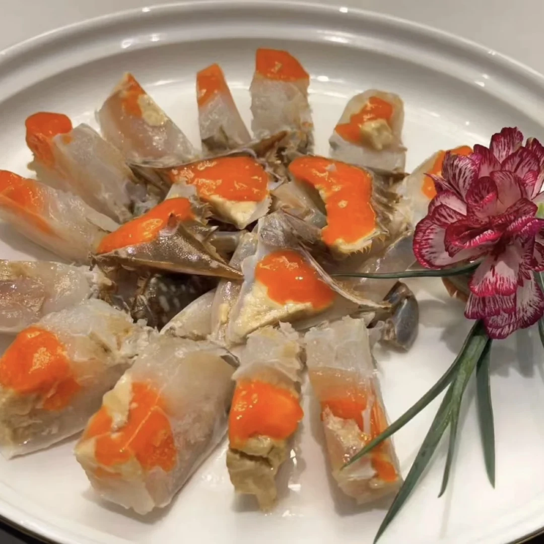 【8两-1斤/只超大4只】巨无霸特大舟山生腌红膏呛蟹 即食海鲜下酒菜