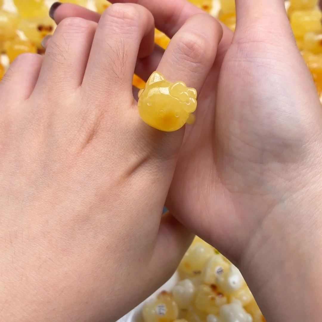 琥珀未镶嵌珠宝奇石