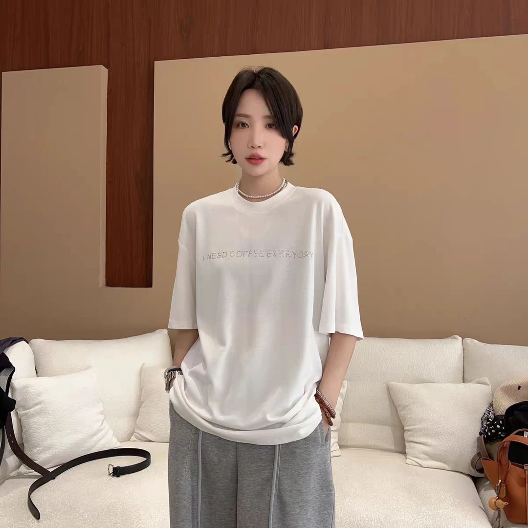 9217女士宽松休闲显瘦2025年夏季新款时尚气质百搭减龄女上衣