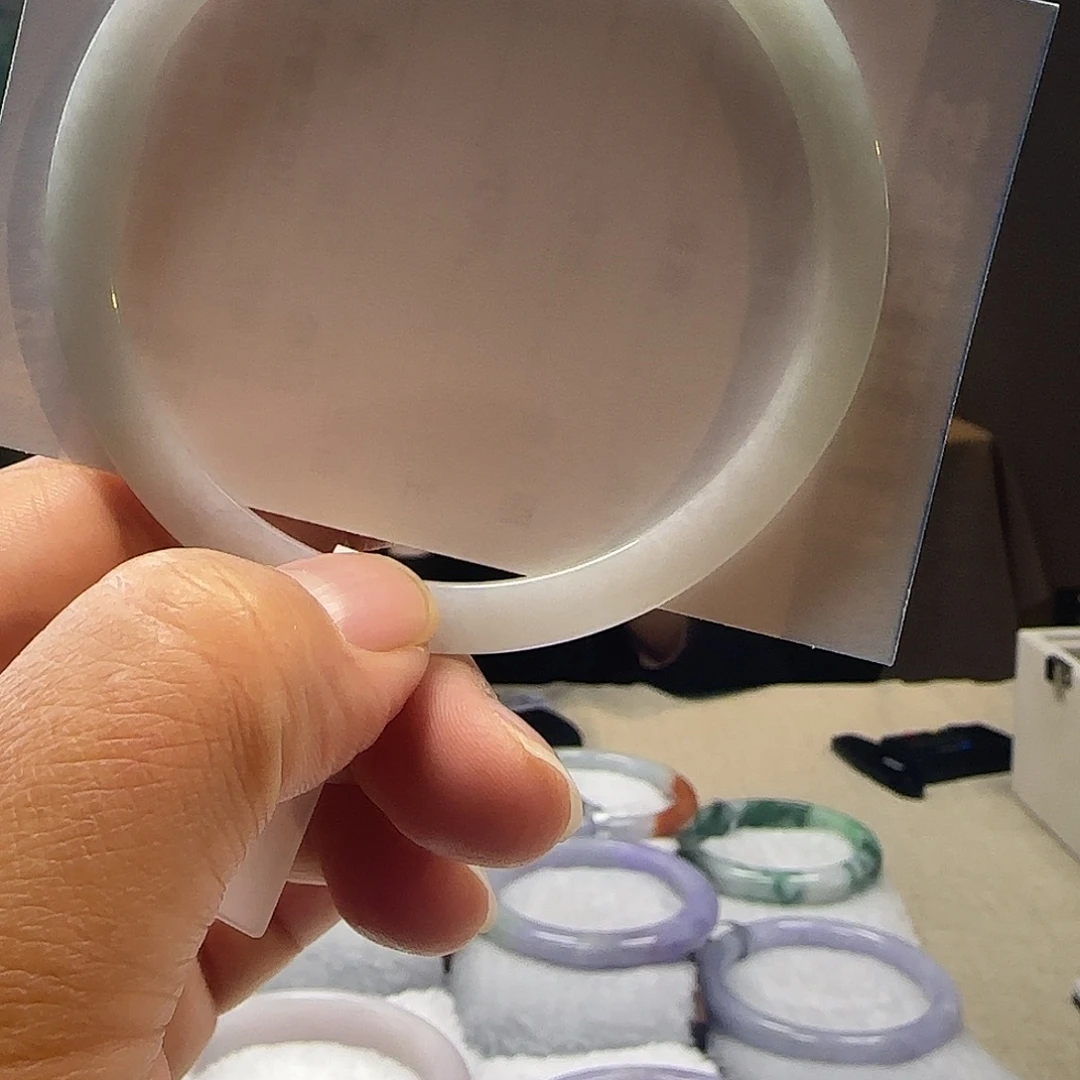 翡翠未镶嵌颈饰62白月光方叮铛