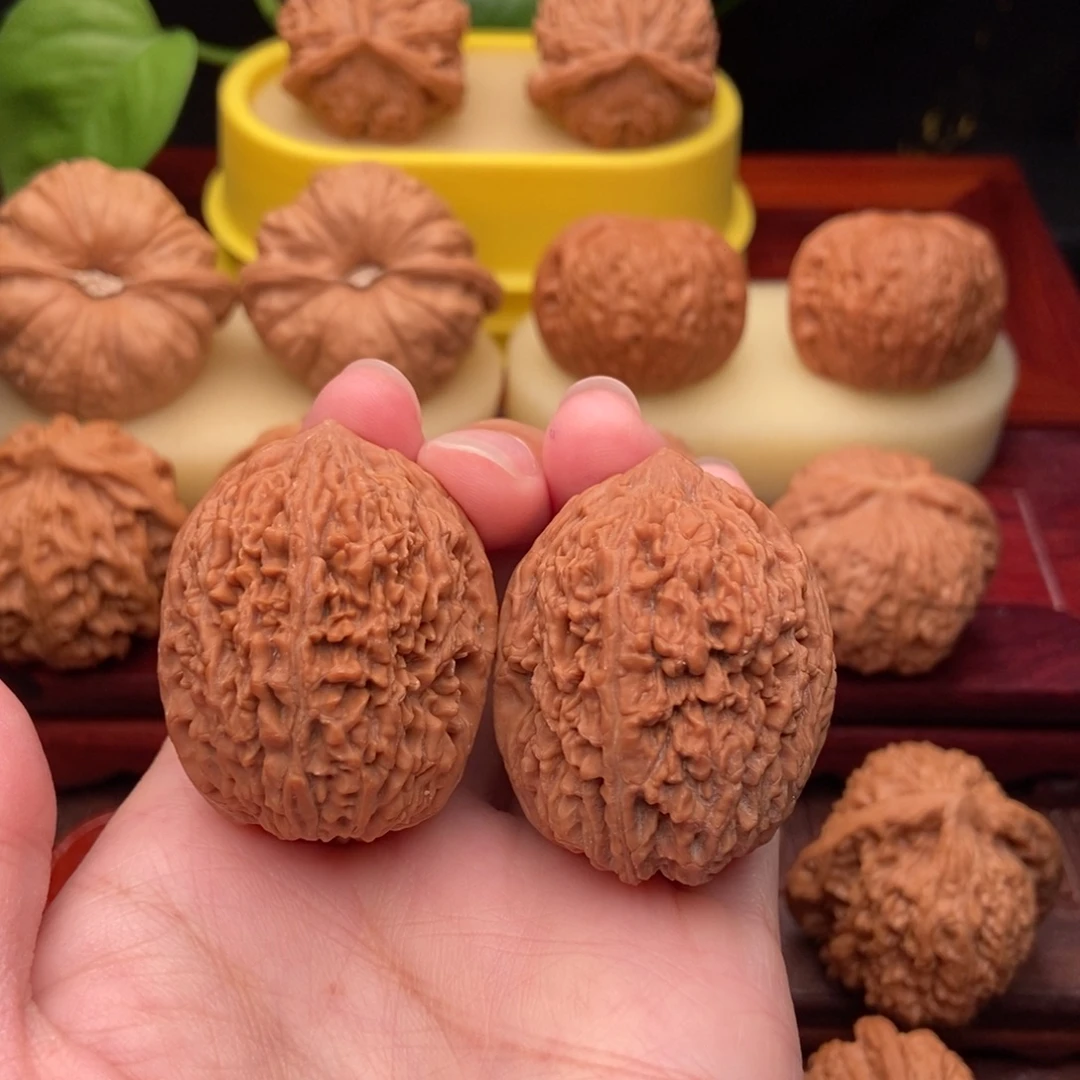 商***哥把件文玩核桃野生大蒜头34