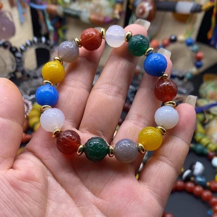 玛瑙/玉髓手链未镶嵌