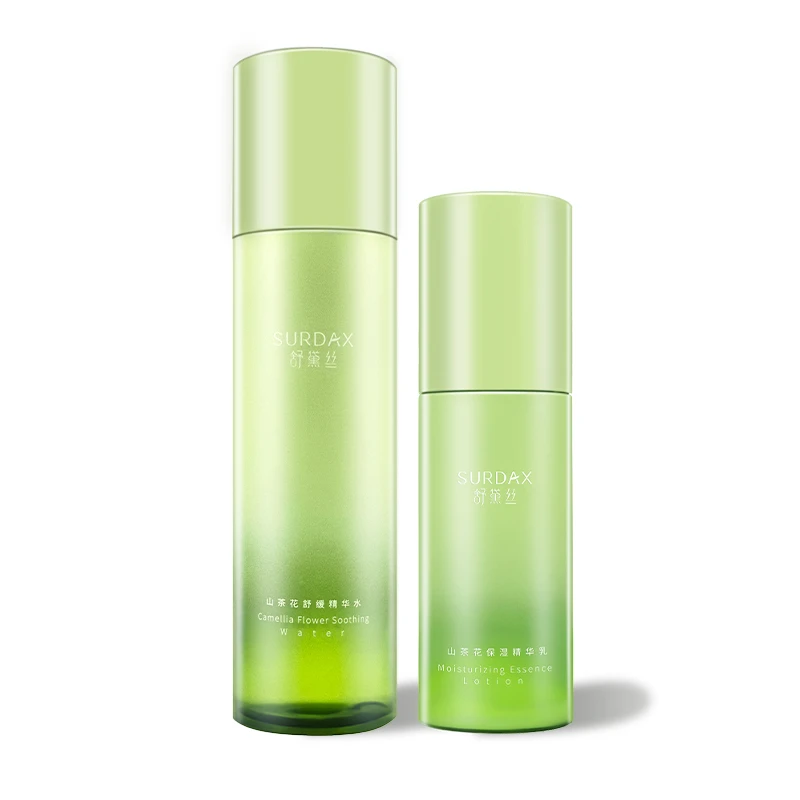 舒黛丝山茶花舒缓护肤品保湿舒缓肌肤面部水乳通用套装【热卖】