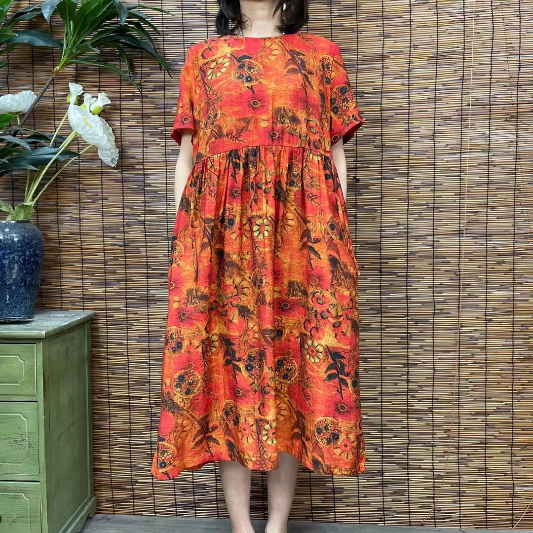 2671新款春夏时尚减龄气质显瘦连衣裙QZ