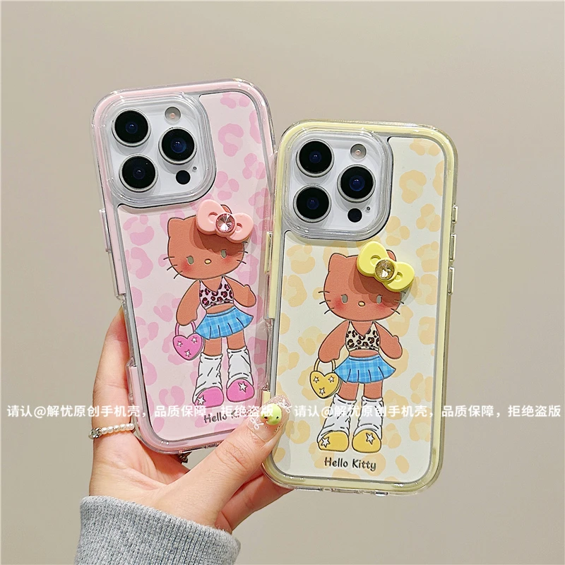 炫彩镜面适用苹果16/iPhone/华为荣耀/OPPO/小米手机壳pura70爆款
