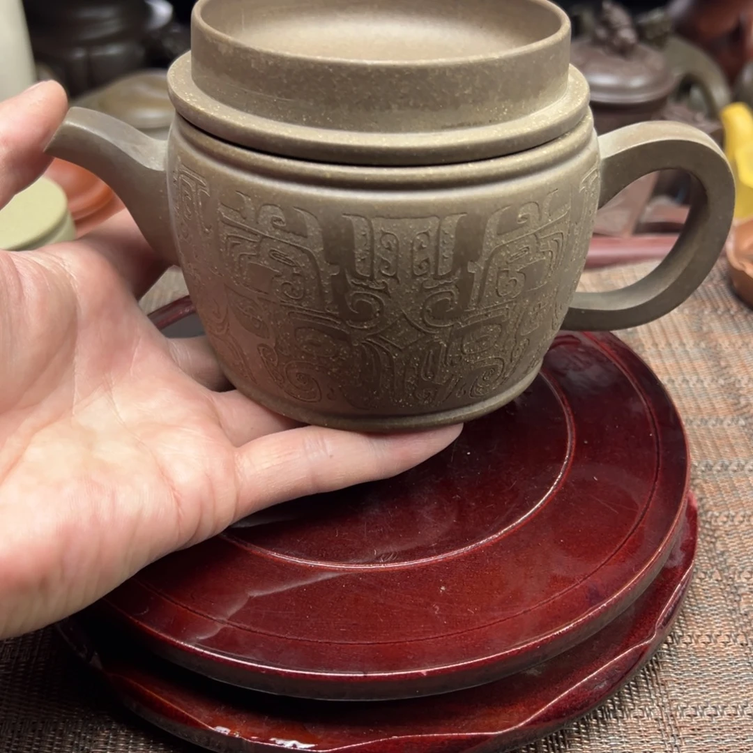 茶壶紫砂宜兴原矿紫砂壶350毫升容量