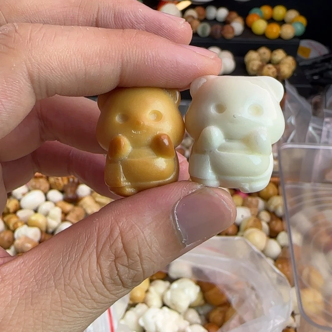 菩提根/象牙果吊坠卡27托腮熊10颗通货