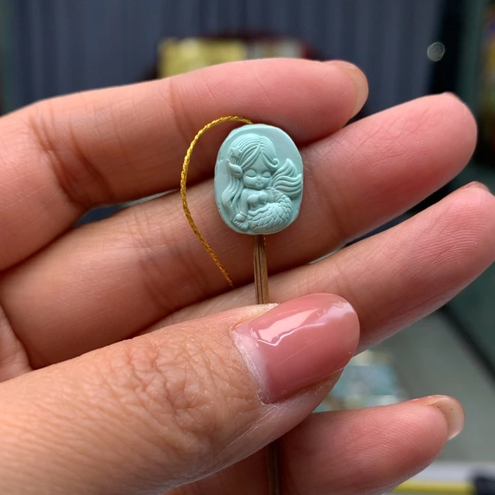 绿松石未镶嵌配饰