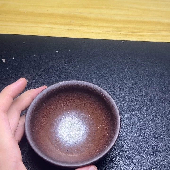 茶盏D*8建窑建盏主人杯微瑕