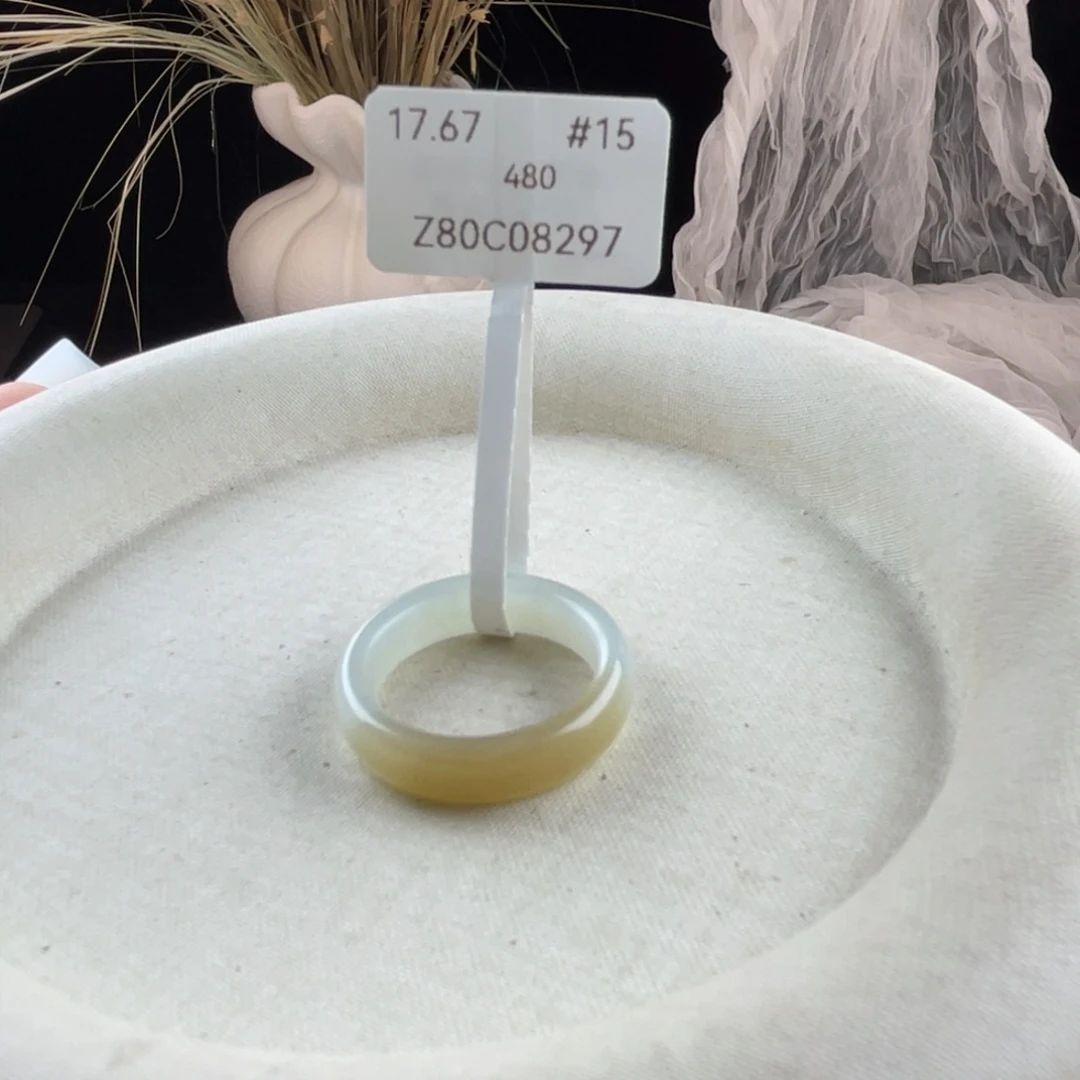 ➺***鱼和田玉（糖玉）未镶嵌戒指