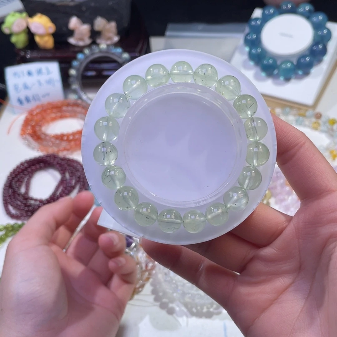 未镶嵌手链水晶竹影葡萄石10mm