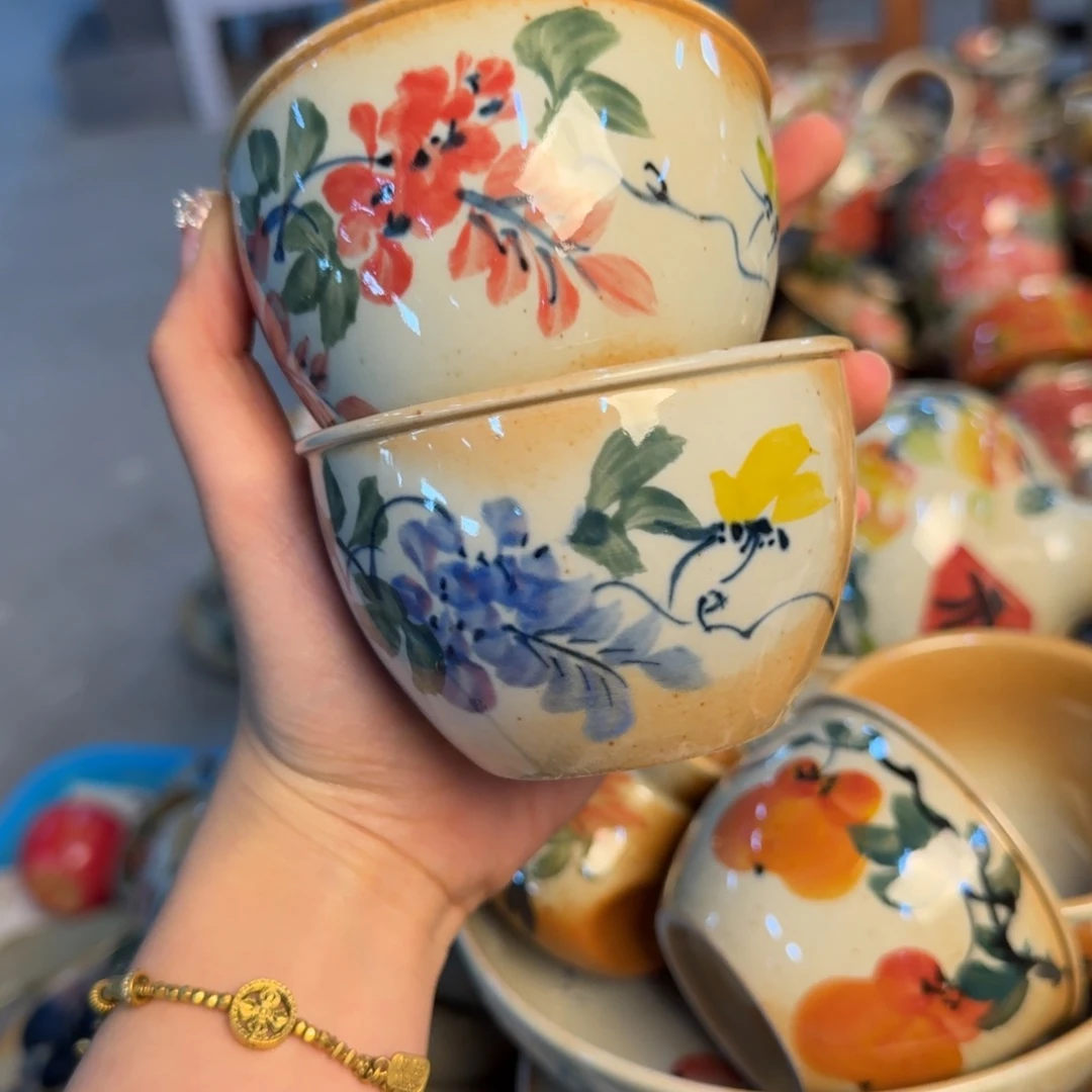 瓷片景德镇陶瓷手工手绘