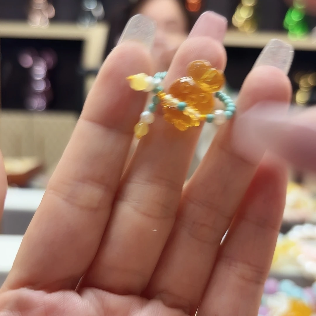 琥珀未镶嵌手链琥珀