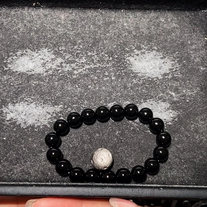 *****未镶嵌黑曜岩手链