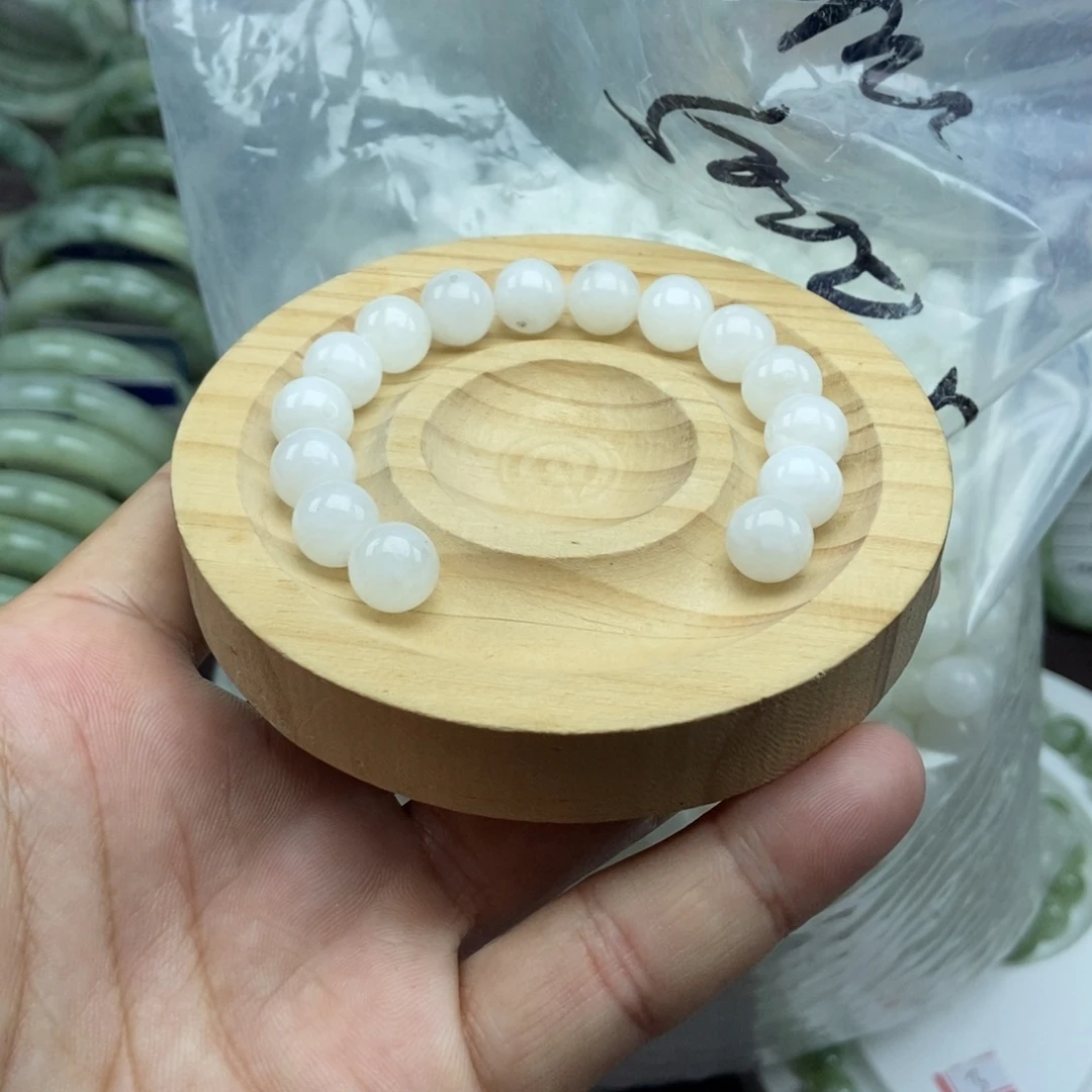 娴***人未镶嵌蛇纹石玉手链