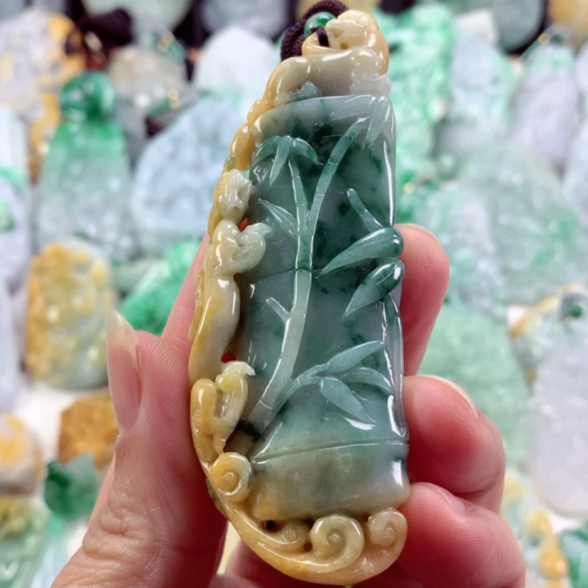 【闪购商品】翡翠吊坠(不含链)未镶嵌海*杨