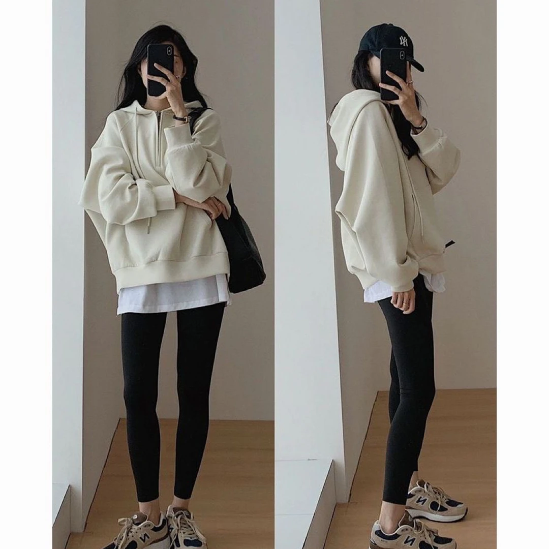 10.24【000-199】潮牌男女卫衣高品质休闲百搭重磅外套上衣连帽圆领