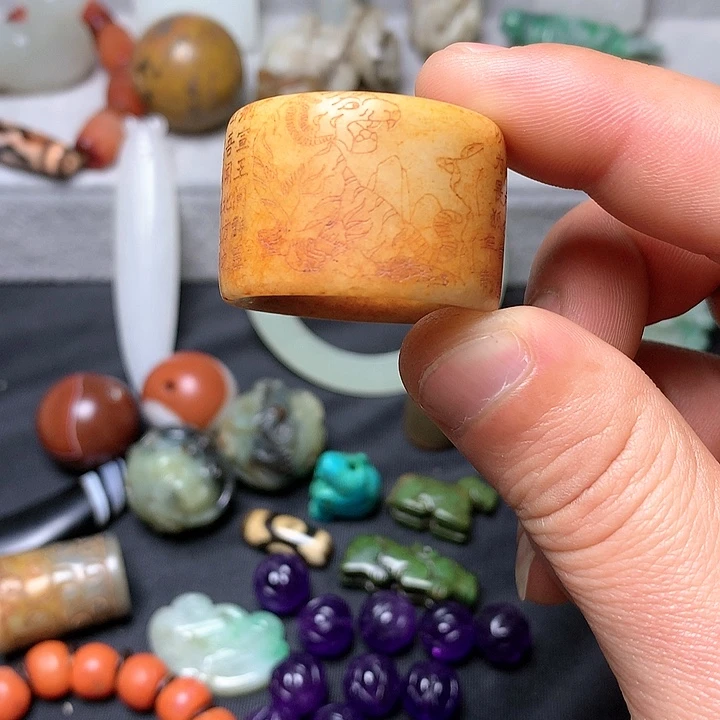 和田玉挂件未镶嵌严*國