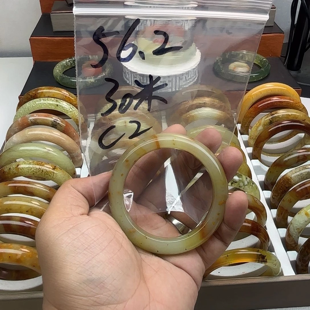 蛇纹石玉合金手镯L****尔