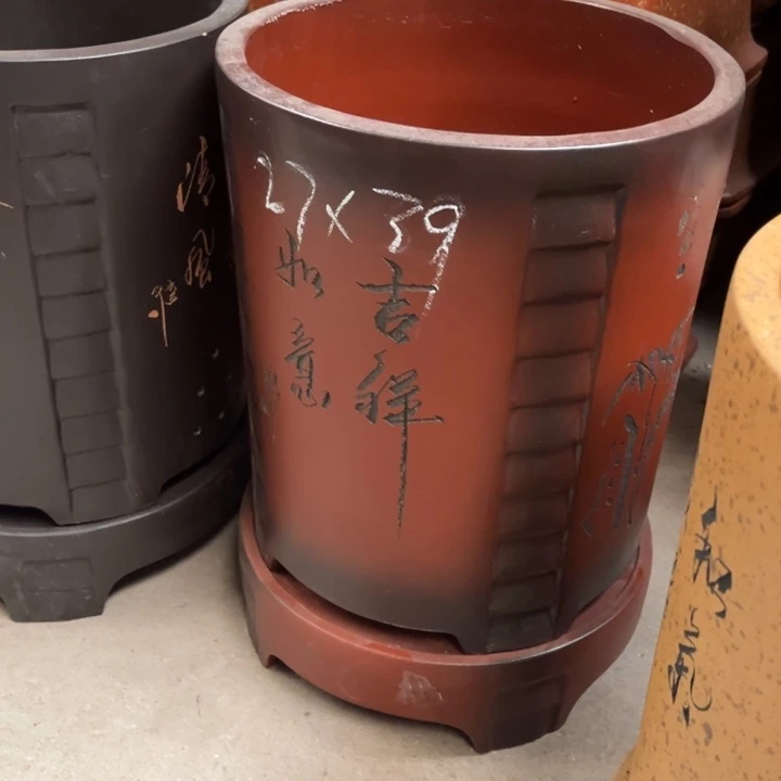 紫砂花盆紫砂花盆