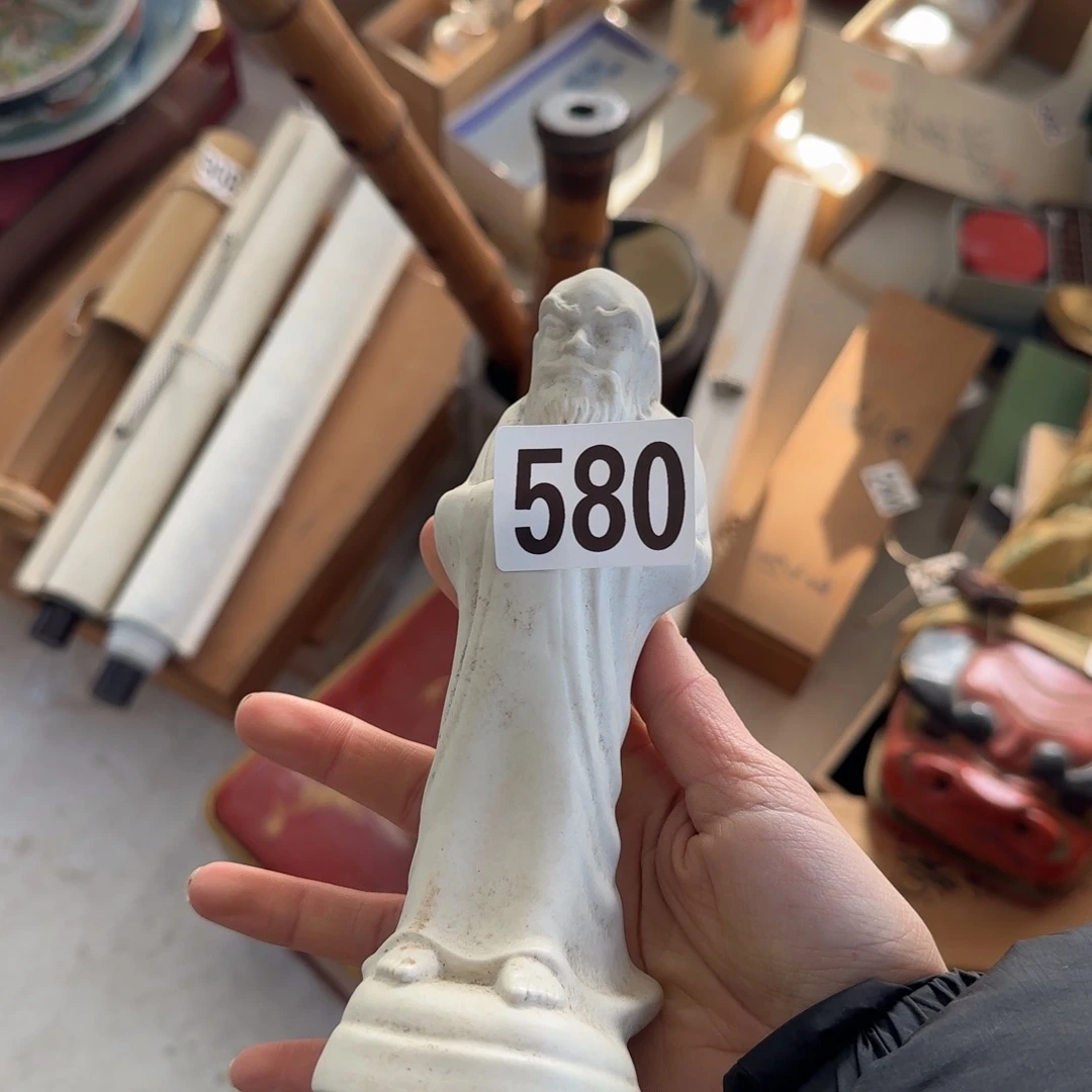 瓷片瓷片中古回流孤品一件白陶