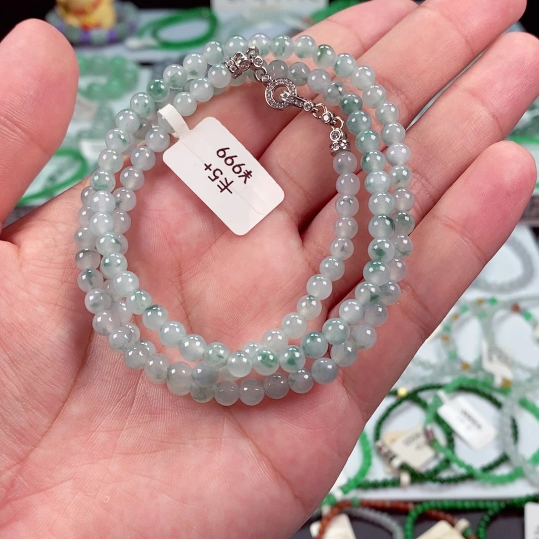 未镶嵌手链翡翠卡5+