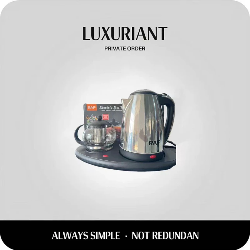 茶艺套装电热烧水壶不锈钢保温电热烧水壶茶艺套盘