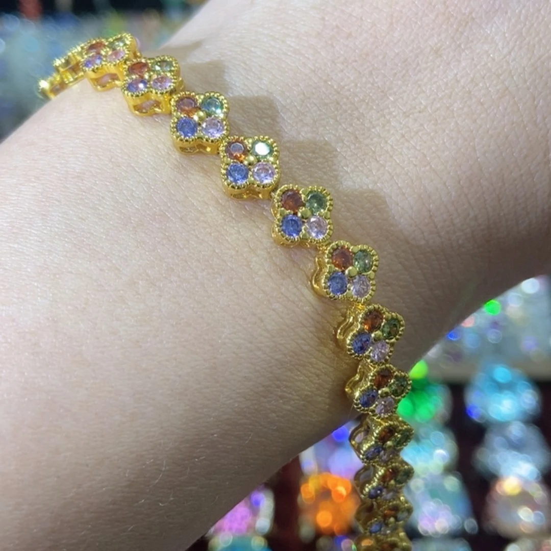 66锆石（处理）手链