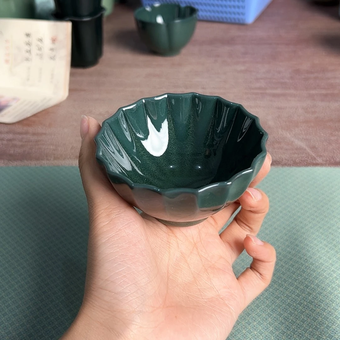 云间青瓷龙泉小米茶器