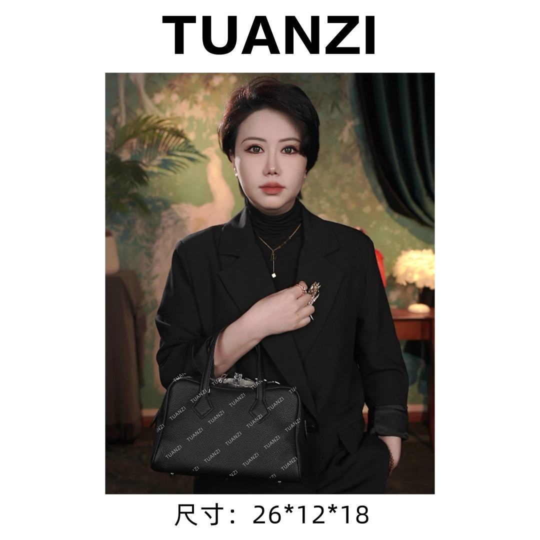【匠·新】中古Victoria头层TC牛皮26尺寸包 XKY-6929-黑色