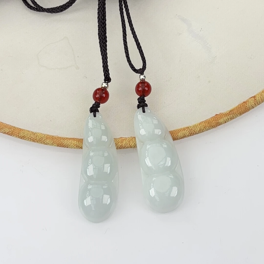 【秋姐家】天然A货翡翠豆子编绳/多样性发一件&00000028h