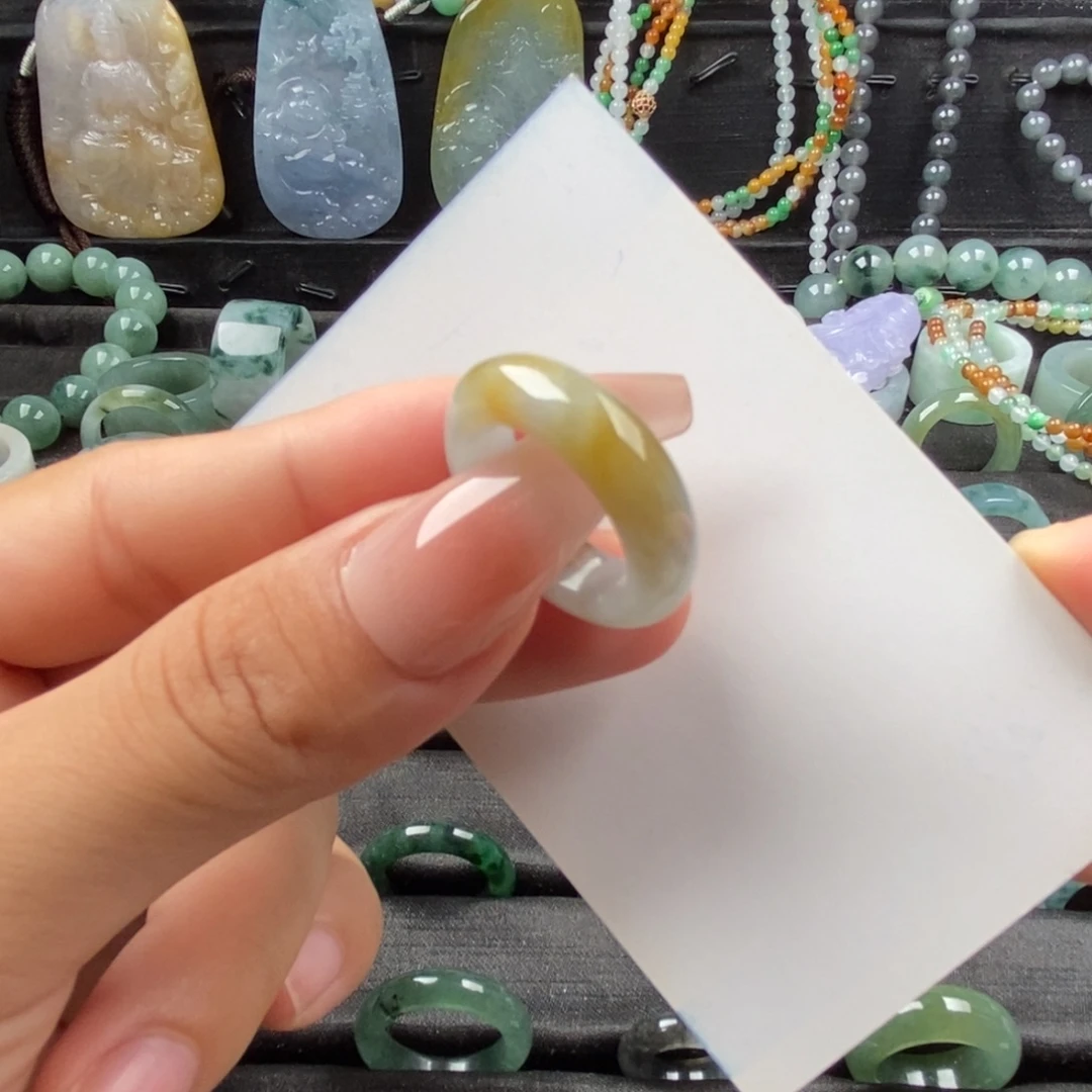 未镶嵌戒指翡翠翡翠