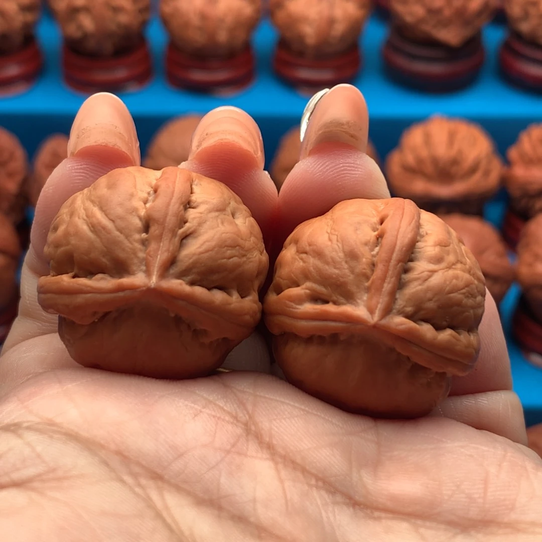 把件文玩核桃龙珠三棱