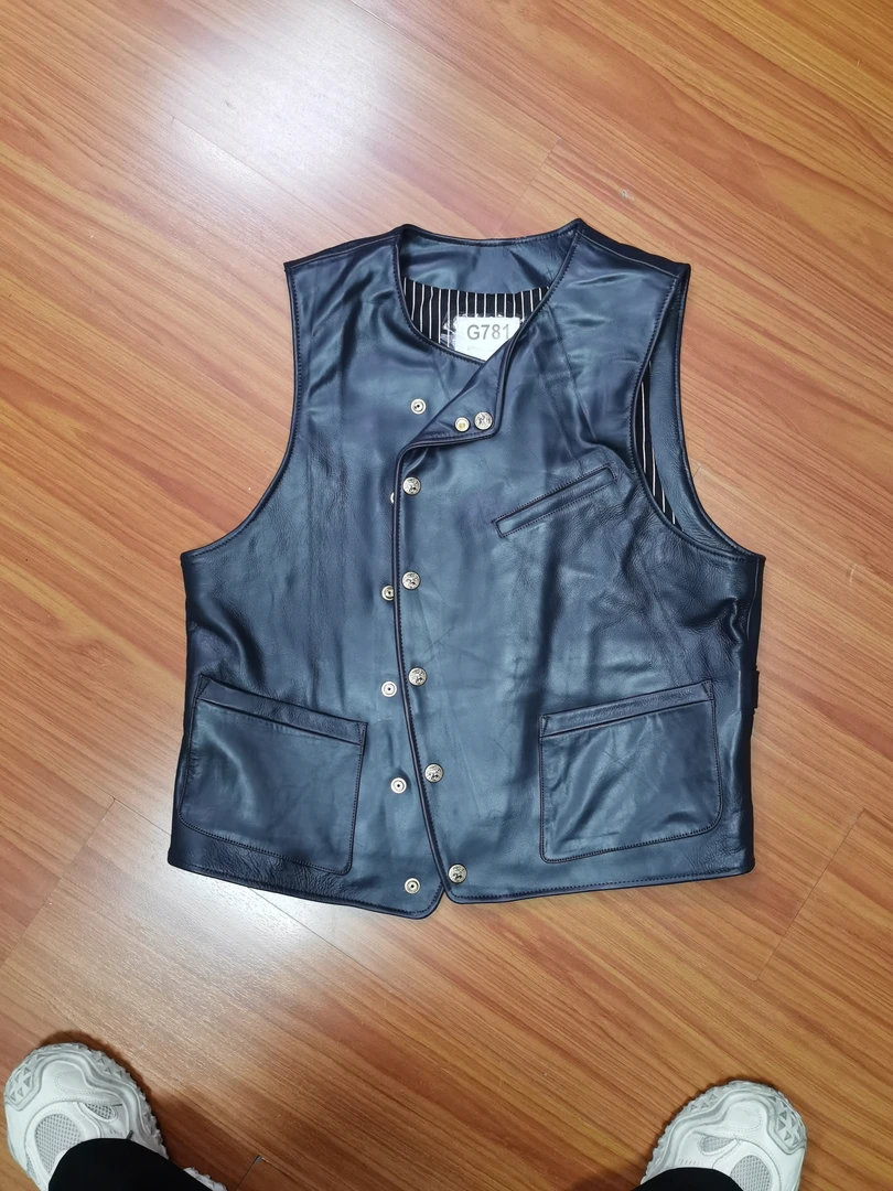 直播福利皮衣独角兽马甲微瑕