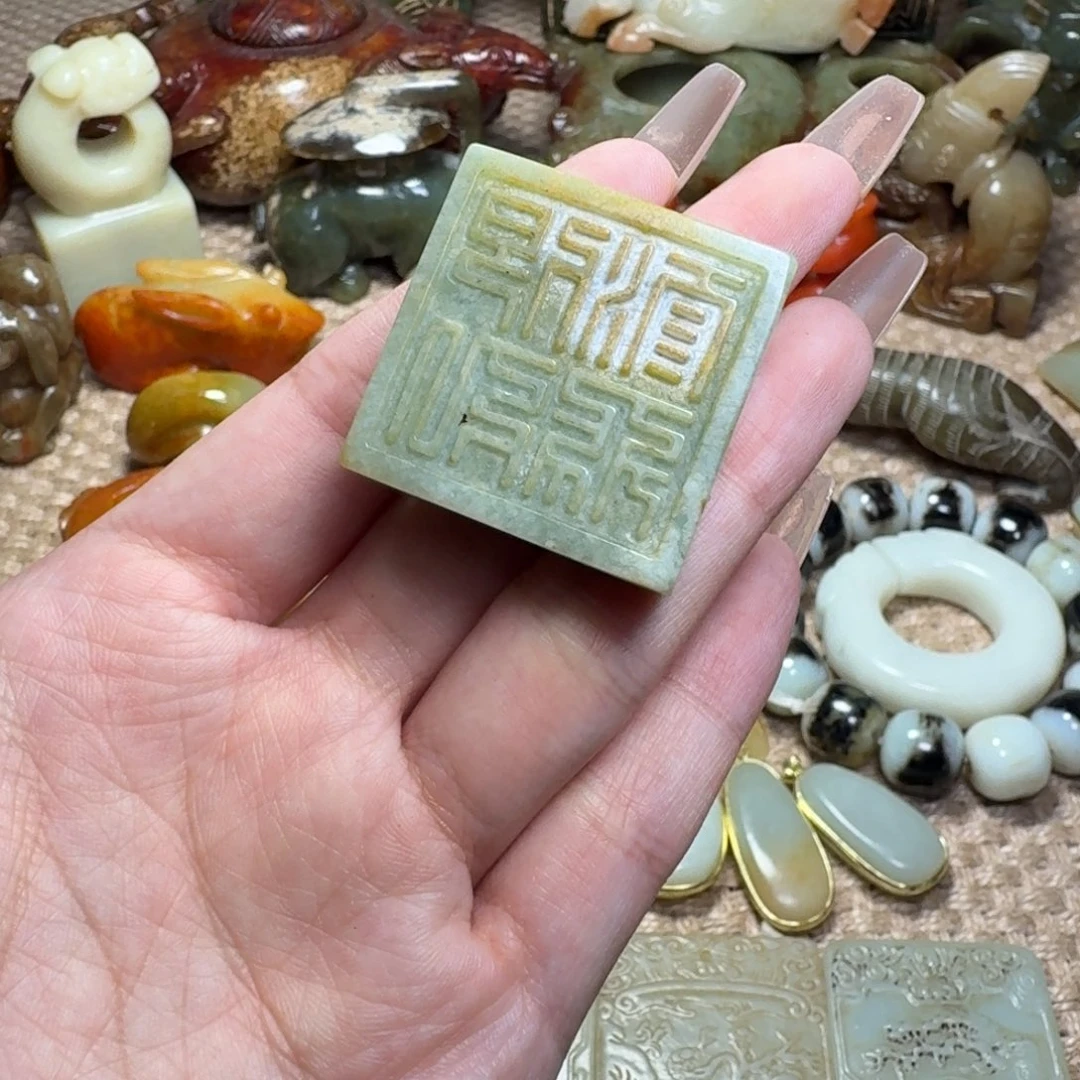 白玉菩提吊坠挂件