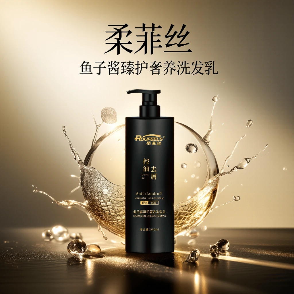 ROUFEELS氨基酸角蛋白香氛洗发水柔顺蓬松控油去屑止痒