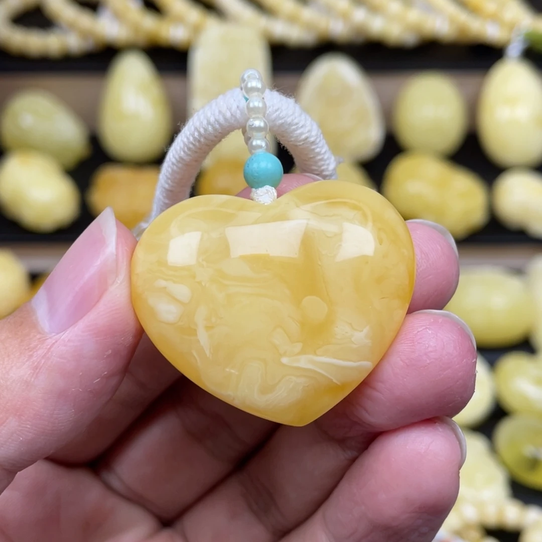 琥珀未镶嵌裸石琥珀蜜蜡