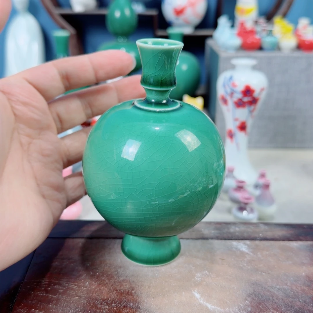 陶瓷手工小花器摆件