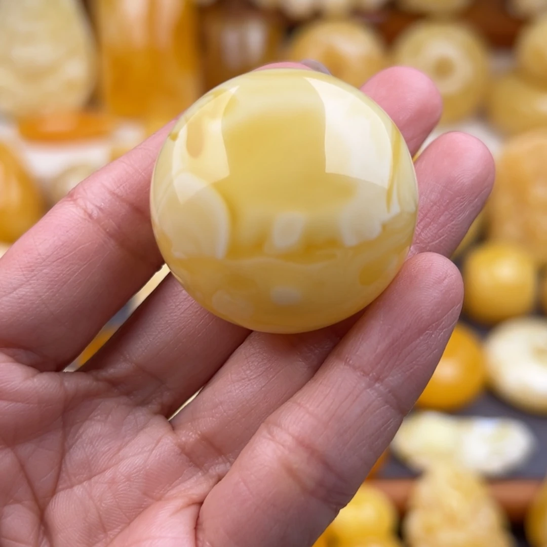 琥珀颈饰未镶嵌纯天然琥珀蜜蜡无优化