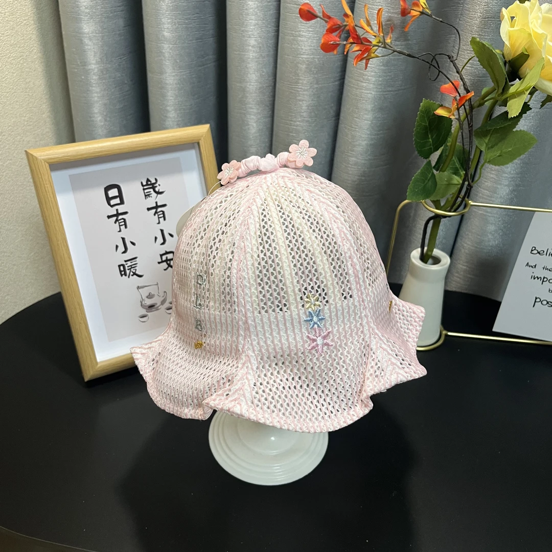 46-48cm宽檐休闲女小清新渔夫帽圆顶帽子童帽休闲风夏季薄款盆帽