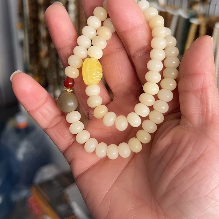 吊坠白玉菩提6×80