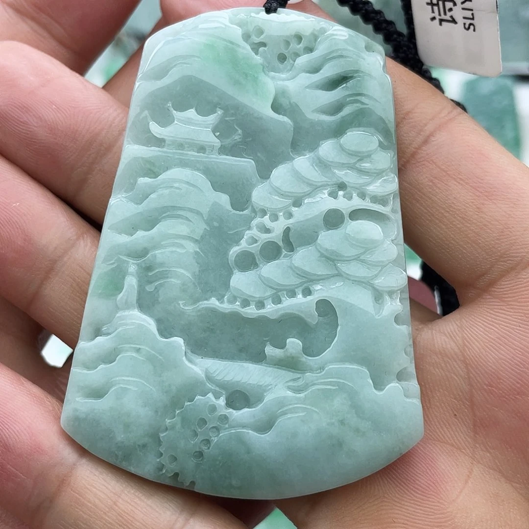 颈饰未镶嵌翡翠翡翠