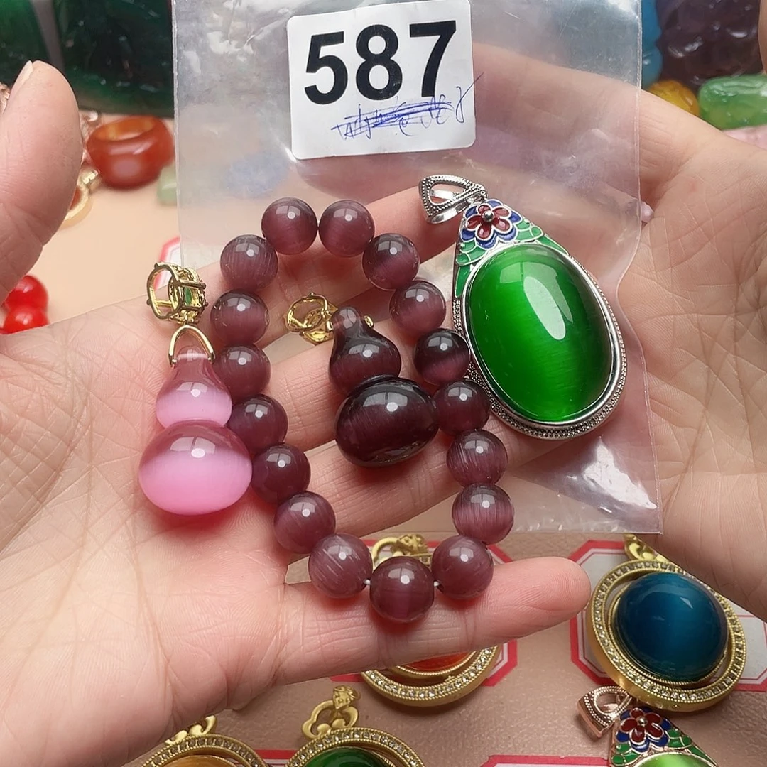 合金颈饰玛瑙/玉髓浮**士