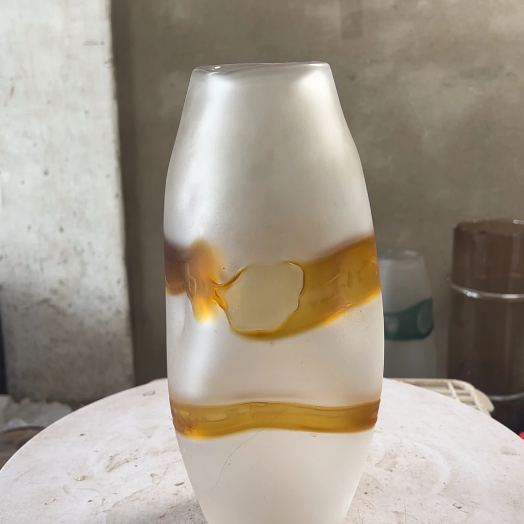 弘扬琉璃花器高度30