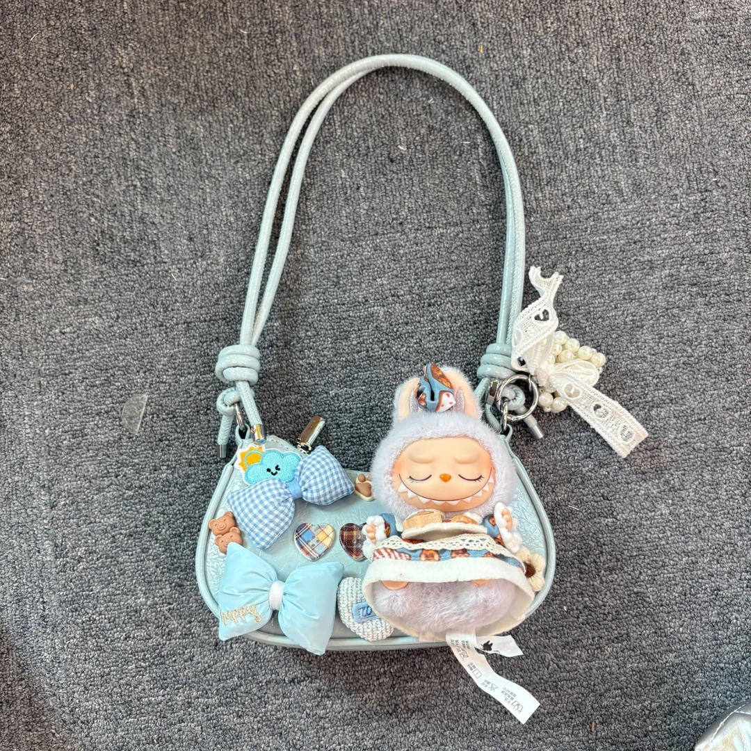 设计师定制毛绒娃包潮玩时尚百搭包包 布布美滋滋手提包