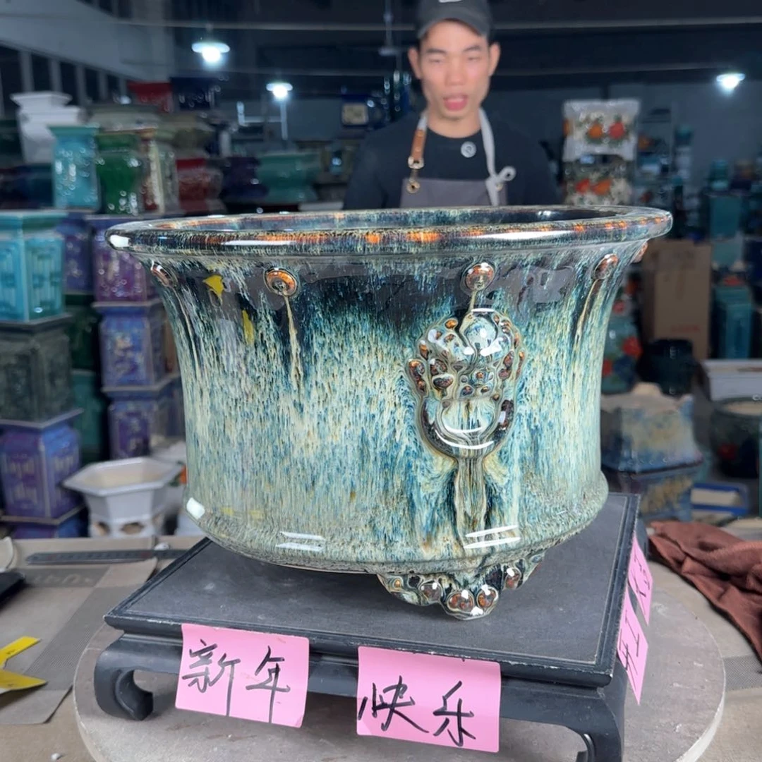 一风堂石湾花盆。